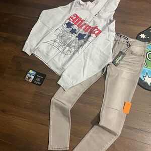 Sp5der Atlanta Zip Up Hoodie Bundle